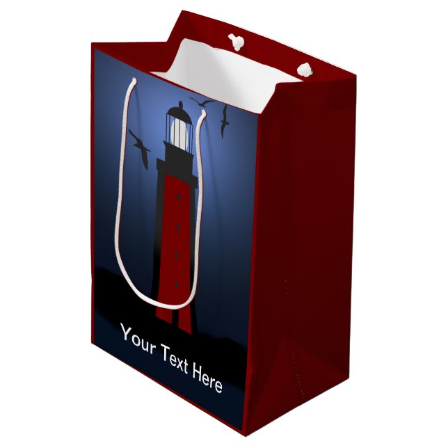 Sac cadeau phare (Devant Angle)