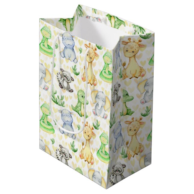 Sac cadeau pour animaux Safari mignonne (Devant Angle)