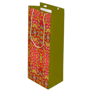 Sac Cadeau Pour Bouteille Art Abstrait 8