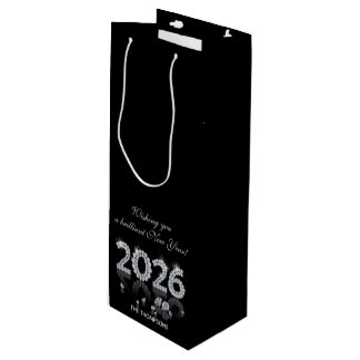 Sac Cadeau Pour Bouteille Brilliant Diamonds Luxury New Year 2026