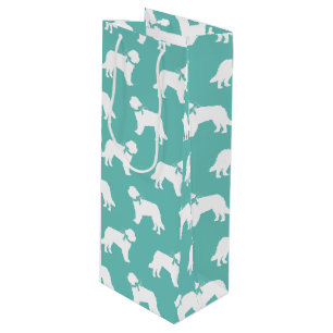 Sac Cadeau Pour Bouteille Chien de St. Bernard Puppy