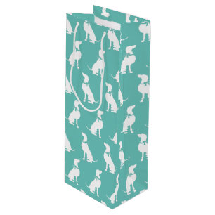 Sac Cadeau Pour Bouteille Chien de Weimaraner Chien Puppy