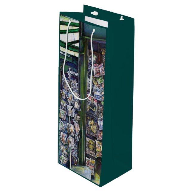 Sac Cadeau Pour Bouteille Comment Est-Ce Qu'Une Image, Sans imagination ? (Devant Angle)