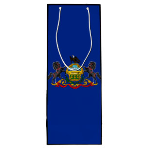 Sac Cadeau Pour Bouteille Conception de drapeau d'état de la Pennsylvanie