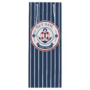 Sac Cadeau Pour Bouteille Définir la voile Ocean Travel Nautique