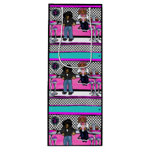 Sac Cadeau Pour Bouteille Doxie Rock and Roll