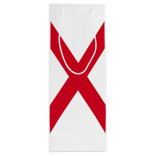 Sac Cadeau Pour Bouteille Drapeau d'État de l'Alabama