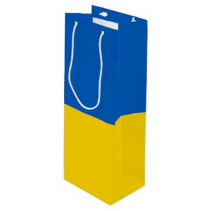 Sac Cadeau Pour Bouteille Drapeau ukrainien