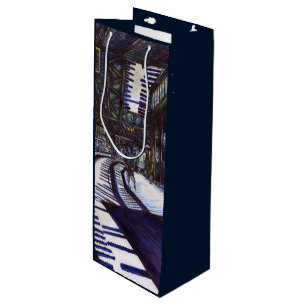 Sac Cadeau Pour Bouteille Dusting the Piano