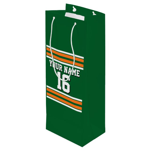 Sac Cadeau Pour Bouteille Équipe de strip-tease Jersey (Dos Angle)
