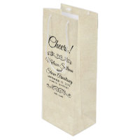 Faux Vintage Parchment Mariage de style occidental