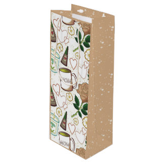 Sac Cadeau Pour Bouteille Fête des Mères Citrus