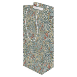 Sac Cadeau Pour Bouteille Fleurs vintages William Morris Golden Lily