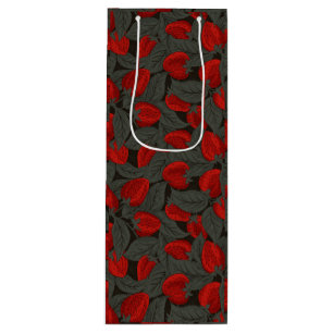 Sac Cadeau Pour Bouteille Fraise