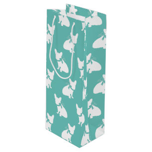 Sac Cadeau Pour Bouteille French Bulldog Frenchie Chien Chien Chien Chien Ch