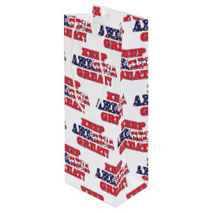 Sac Cadeau Pour Bouteille Garder l'Amérique grand Trump 2020