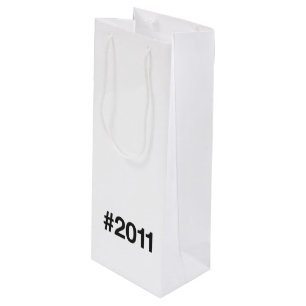 Sac Cadeau Pour Bouteille Hashtag 14 Anniversaire 2011