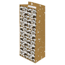 Holiday Sweets- Coco (Solid) Wine Bag