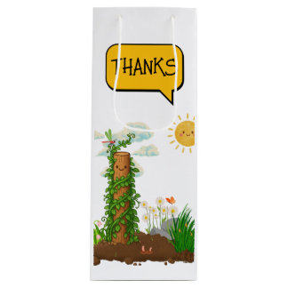 Sac Cadeau Pour Bouteille Jardin ensoleillé de Sunny Pun Plante grimpante To