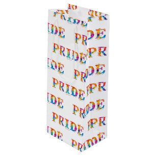 Sac Cadeau Pour Bouteille Le texte coloré et créatif de SlipperyJoe sur le t