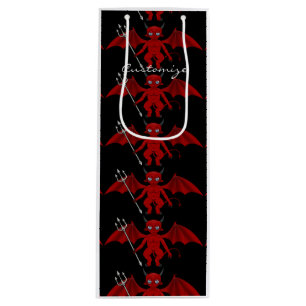 Sac Cadeau Pour Bouteille Little Red Devil Thunder_Cove