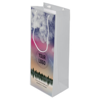 Sac Cadeau Pour Bouteille Logo d'entreprise personnalisé | Entreprise promot