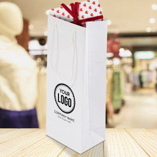Sac Cadeau Pour Bouteille Logo Et Slogan Personnalisés Avec Promotions