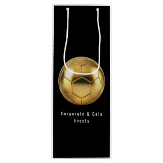Sac Cadeau Pour Bouteille Luxury Gold Soccer Ball for Corporate Gala & Event