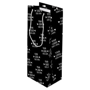 Sac Cadeau Pour Bouteille Modèle de logo d'entreprise personnalisable facile