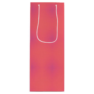 Sac Cadeau Pour Bouteille Motif de rose et violet doux