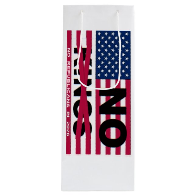 SAC CADEAU POUR BOUTEILLE NO KINGS (Devant)