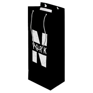 Sac Cadeau Pour Bouteille Nuit New York