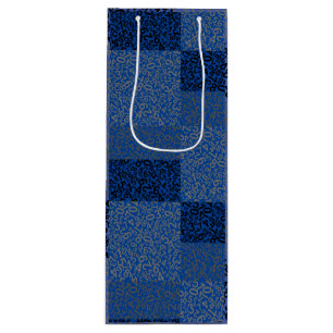 Sac Cadeau Pour Bouteille Numéro motif 01 w Dblue BG