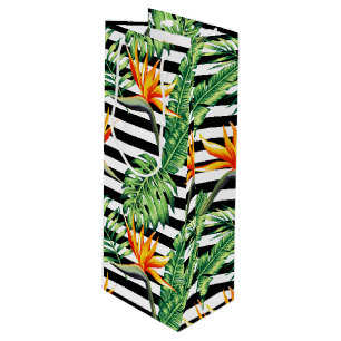 Sac Cadeau Pour Bouteille Oiseau tropical du Paradis