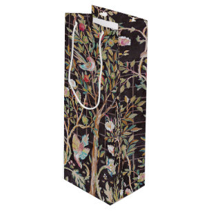 Sac Cadeau Pour Bouteille Oiseaux dans le Jardin des Fleurs, William Morris