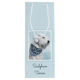 Sac Cadeau Pour Bouteille Peinture Sealyham Terrier - Cute Original Chien Ar