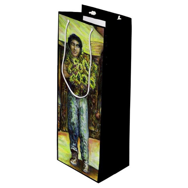 Sac Cadeau Pour Bouteille Phase de ChapeI Sixtine d'un ChaIIenge (Devant Angle)