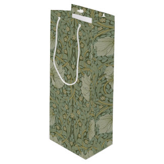 Sac Cadeau Pour Bouteille Pimpernel par William Morris Textile Floral Vintag