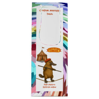 Sac Cadeau Pour Bouteille Plato platypus tightrope walker