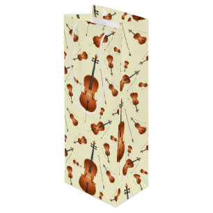 Sac Cadeau Pour Bouteille Professeur de musique Cello
