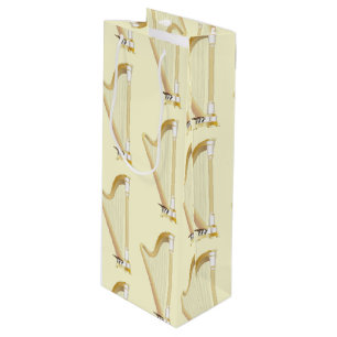 Sac Cadeau Pour Bouteille Professeur de musique musicale de Harp