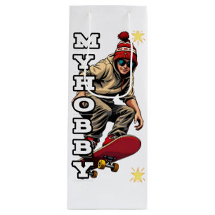 Sac Cadeau Pour Bouteille Sac-cadeau personnalisé - Vin, Glossy