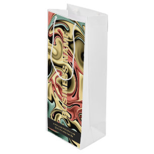 Sac Cadeau Pour Bouteille Sac en papier vin personnalisé pour entreprise com