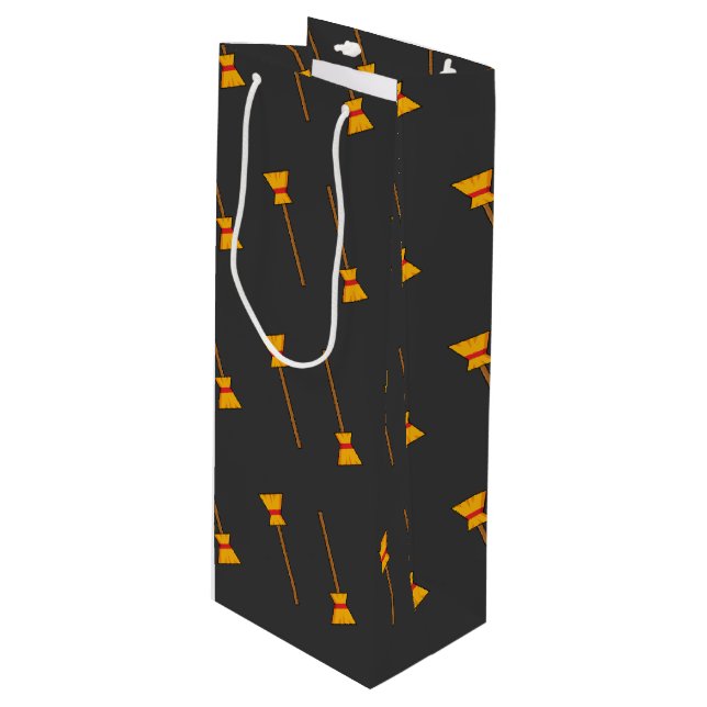 Sac Cadeau Pour Bouteille Salle de sorcière (Devant Angle)
