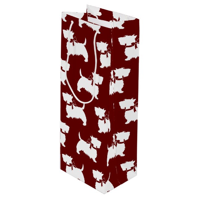 Sac Cadeau Pour Bouteille Scottish Terrier Scottish Chien Chien Chien Chien  (Devant Angle)