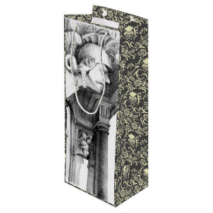 Sac Cadeau Pour Bouteille Sculpture du château Crayon Art