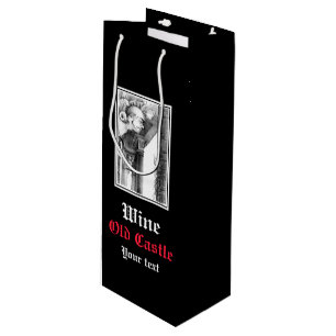 Sac Cadeau Pour Bouteille Sculpture du château Crayon Art
