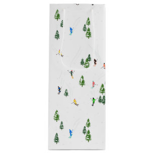 Sac Cadeau Pour Bouteille Ski alpin   Ski de vacances