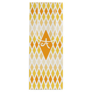 Sac Cadeau Pour Bouteille Soleil Diamond Ombre Monogramme