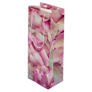 Sac Cadeau Pour Bouteille Vin Rose Romance -